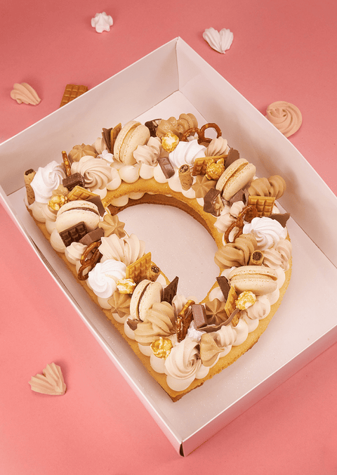 Cappuccino Deluxe - Letter Cake