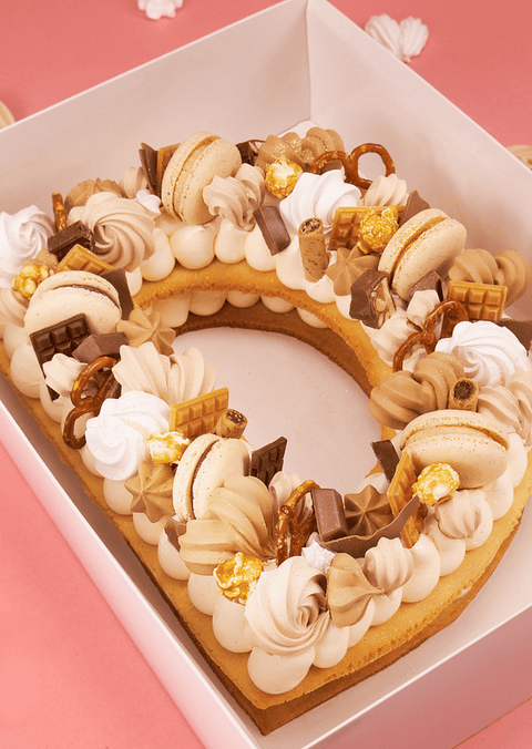 Cappuccino Deluxe - Letter Cake