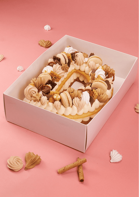 Cappuccino Deluxe - Letter Cake