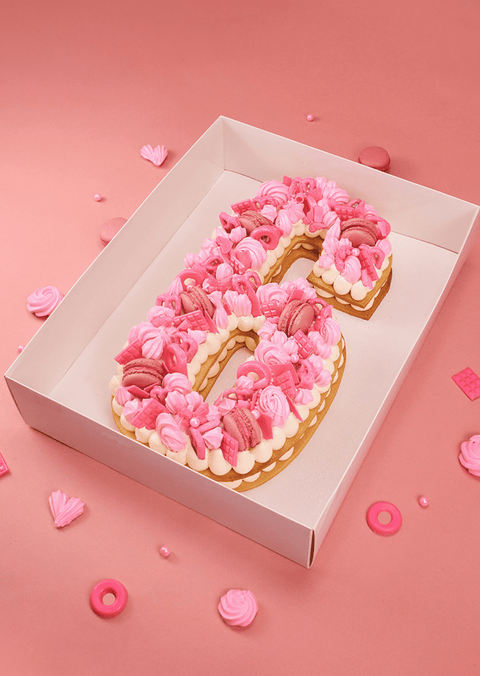 Hot Pink - Number Cake