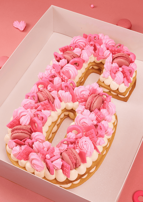 Hot Pink - Number Cake