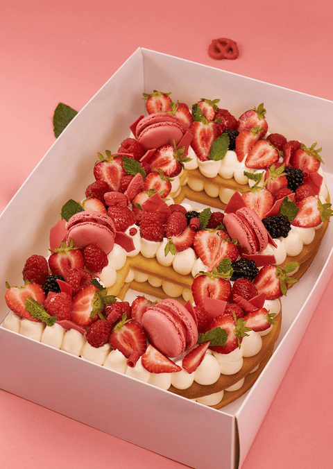 Berry Mix - Letter Cake