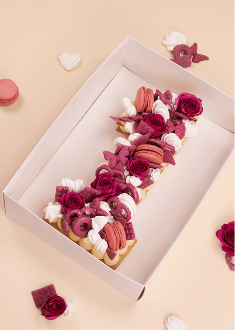 Maroon - Number Cake