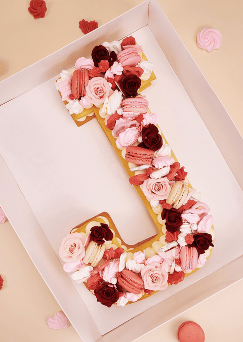 Red Deluxe - Letter Cake