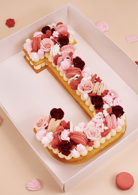 Red Deluxe - Letter Cake