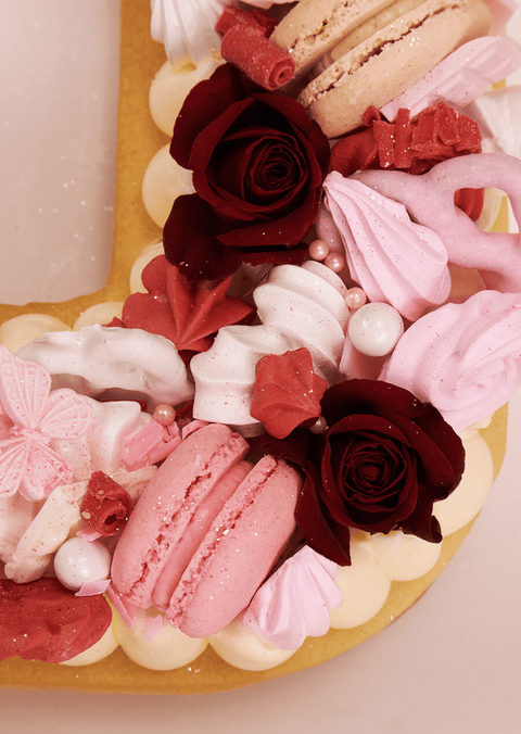 Red Deluxe - Letter Cake