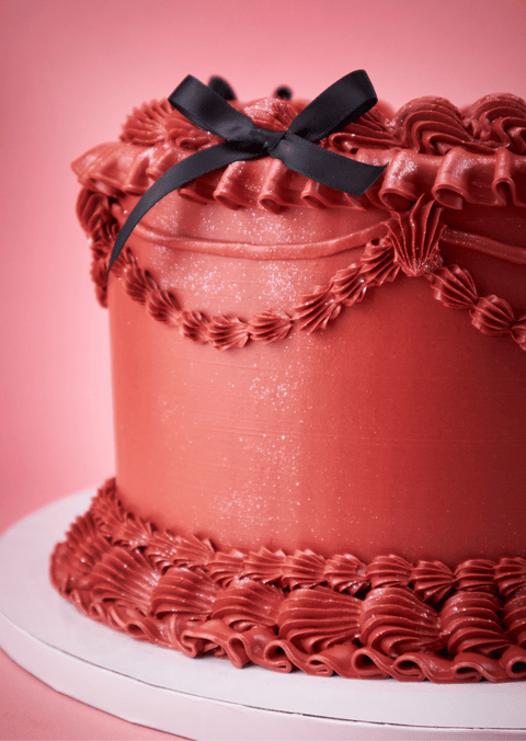 Red Heart Cake