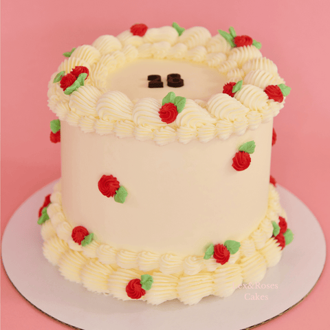 Red Rose Cake