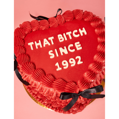 Red Heart Cake