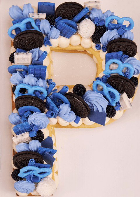Blue - Letter Cake