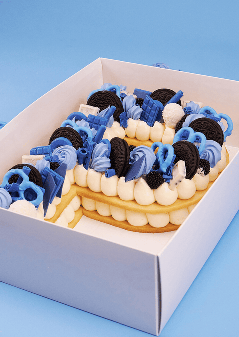 Blue - Letter Cake