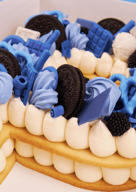 Blue - Letter Cake