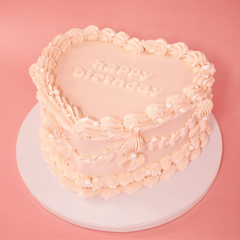Birthday Heart Cake