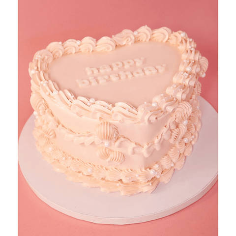 Birthday Heart Cake