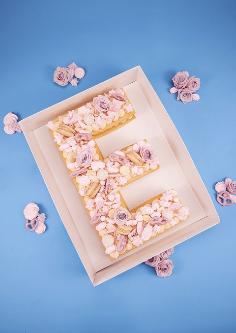 Light Pink - Letter Cake