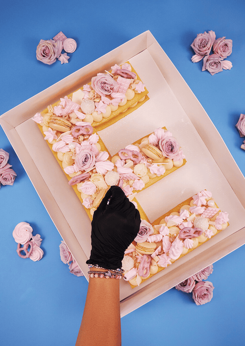 Light Pink - Letter Cake
