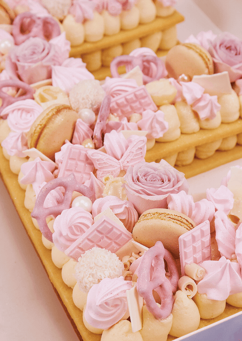 Light Pink - Letter Cake
