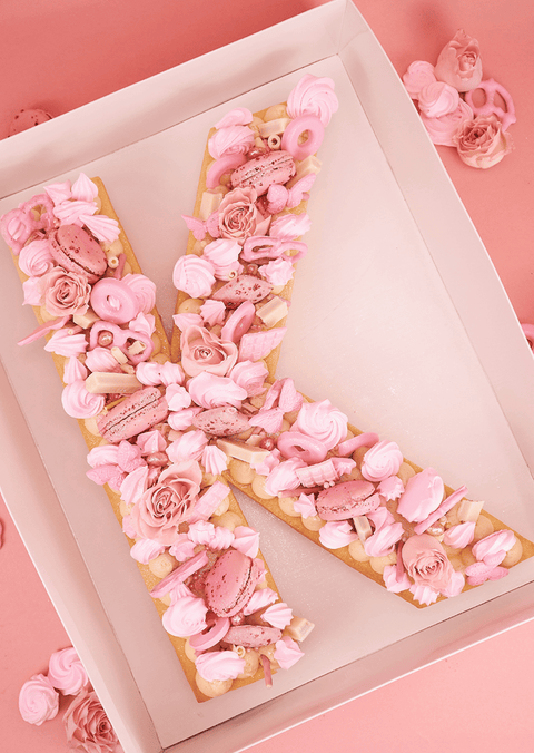 Pink - Letter Cake