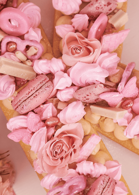 Pink - Letter Cake