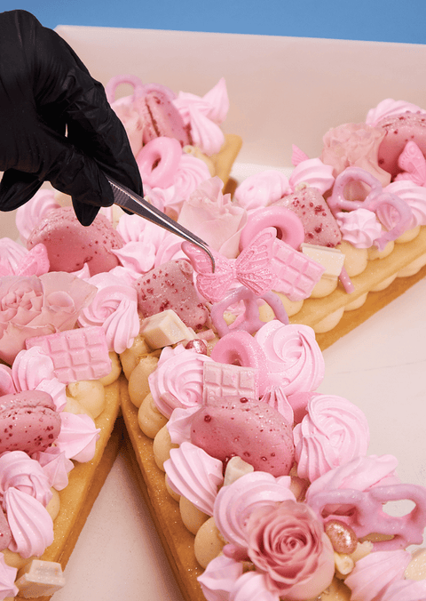 Pink - Letter Cake