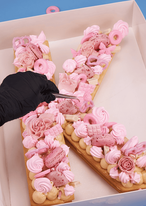 Pink - Letter Cake