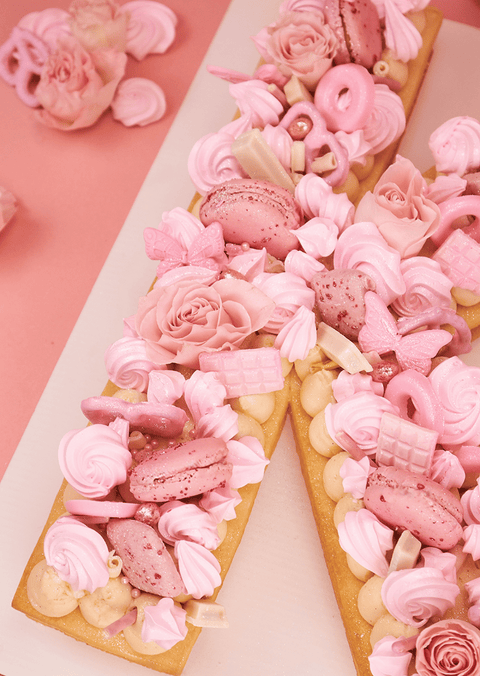 Pink - Letter Cake