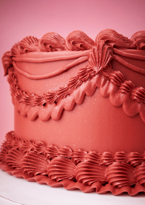 Zodiac Heart Cake