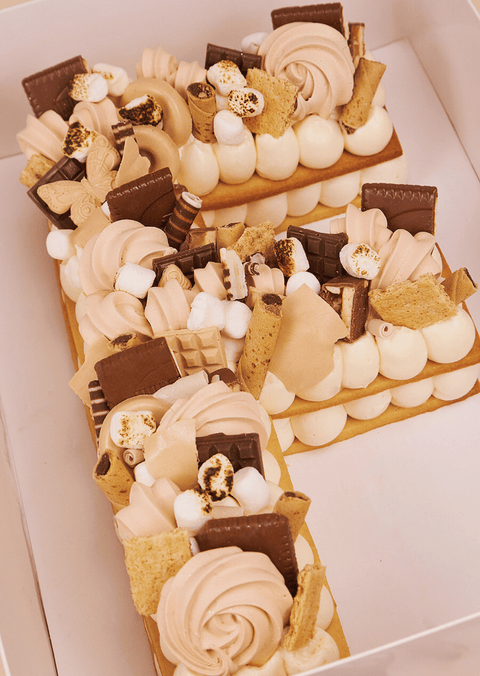 S'mores - Letter Cake