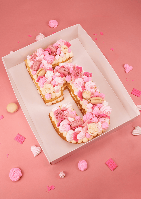Hot Pink Deluxe - Number Cake