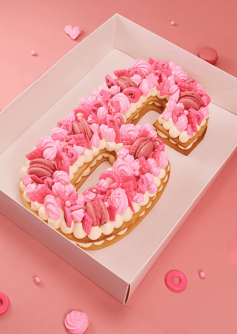 Hot Pink - Number Cake