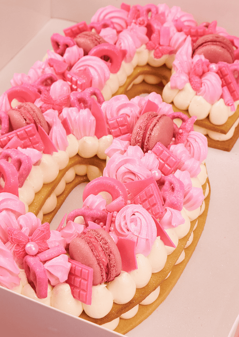Hot Pink - Number Cake