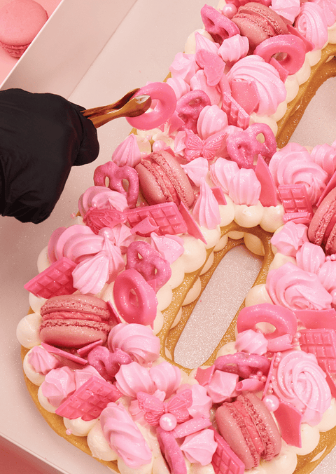 Hot Pink - Number Cake
