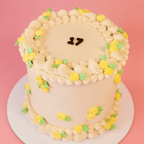 Yellow Rose Cake
