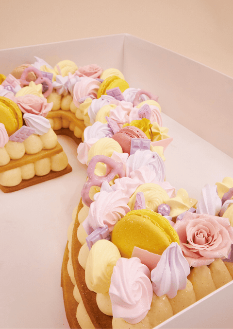 Cotton Candy - Number Cake