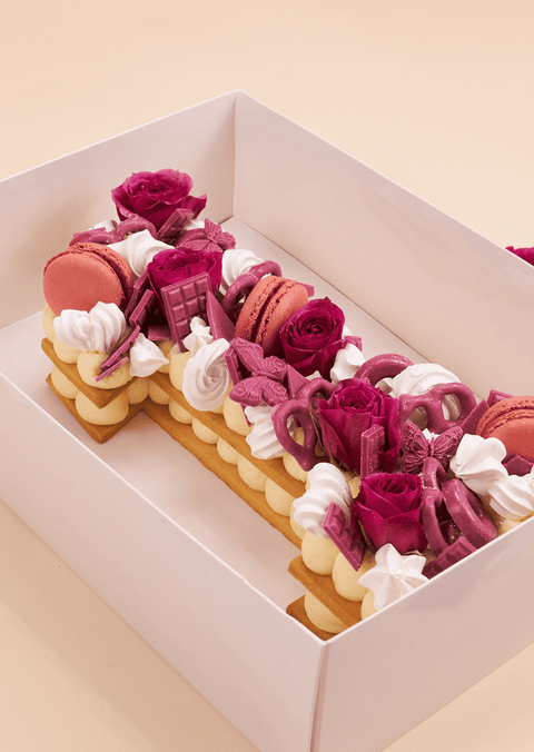 Maroon - Number Cake
