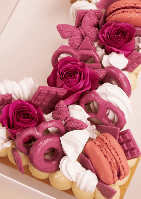 Maroon - Number Cake