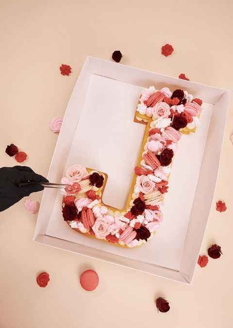 Red Deluxe - Letter Cake